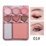 8Color Cat Claw lauv&auml;rvipalett Armas silmameigipalett kauap&uuml;siv s&auml;delev roosi p&otilde;sepuna lauv&auml;rvid Korea naiste kosmeetika