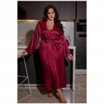 &Ouml;&ouml;s&auml;rgi komplekt Seksikas Pruut Pikk Pulma Hommikumantel Kleit Kevad ja Suvi Uus Pidžaama Lahtine Satiinist Koduriietus 5XL