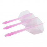 12-3TK Professionaalsed Noolelennud 2BA Plastikust L&auml;bipaistvad Varred Nooled Kukkumisvastased Integreeritud Noolelennud Sise- V&auml;listingimustesse