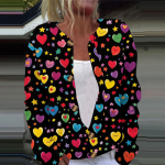 Naiste mood tr&uuml;kitud pikkade varrukatega kootud kardiganist n&ouml;&ouml;biga sulejope L khaki