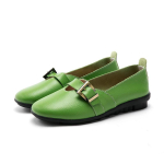 Pehmed Ehtsad Nahast Lamedad Kingad Naiste Lamedad Kingad Lilledega Daamide Kingad Naiste Disainerite Mokassiinid Slip-On 2024 44 roheline