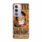 Coque Oppo A80 One Piece Wanted Poster Monkey D. Luffy Maniacase