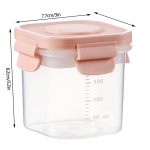 Imikute toidukonteiner mikrolaineahjus ohutu &otilde;hukindel 200 ml kaasaskantav vasts&uuml;ndinute toidu hoiukarp koos kaaludega