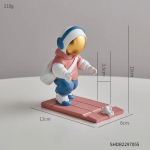 Kunstilised astronautide kaunistused Kontori lauakaunistus Kosmosehoidja kronstein Mobiiltelefoni aluse hoidik M&auml;nguasjad Kingitus Magamistoa kaunistus