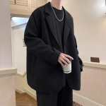Meeste suuruses vabaaja &uuml;likonna pealisosa, lai &auml;ripintsak, kitsas peokleit 3XL black