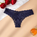 Madala v&ouml;&ouml;kohaga Euroopa ja Ameerika stiilis seksikad pitsist stringid naistele L (120-140 jin)