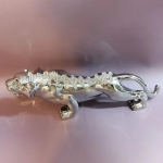 Hiina stiilis metallist Tiigri mudel Rikkus edu Sisustus Kodukontori kujundus Lauakaunistused Autotarvikud