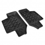 Paar tagumist p&otilde;randamatti libisemiskindel kummist ukse jalapadi sobib Jeep Wrangler JK 2 Doors 20072017 jaoks