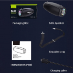 S37L 40W Kaasaskantav Bluetooth-k&otilde;lar V&auml;ljundv&otilde;imsus Bluetooth-k&otilde;lar suurep&auml;rase bassi j&otilde;udlusega HIFI-k&otilde;lar 29.7*12.8*13.2cm