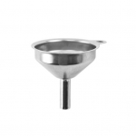 Roostevabast terasest minilehter pika k&auml;epidemega, sile plekikindel k&ouml;&ouml;gilehter vedelike kuivade koostisosade jaoks Metallist lehter eeterlike &otilde;lide valmistamiseks Short