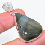 Labradorite Handmade 925 Sterling Silver Jewelry Pendant 1.89 n9y84