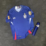 Tai FOOTBALL SOCCER RAHVUSMEESKONNA S&Auml;RK KODU F&Auml;NN Prindiga V-kaelus Unisex Mehed Naised Kiiresti Kuivav L&uuml;hikeste Varrukatega Vorm Elevandilogo Sport M