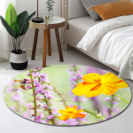 Kevadlillemuster &uuml;mmargune p&otilde;randamatid K&ouml;&ouml;k Esik Jooksvaip Magamistuba Elutuba Pehme vaip Libisemiskindel vaip 60X60cm