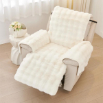 1-kohaline j&auml;nku pl&uuml;&uuml;sist lamamistooli tugitooli kate libisemiskindel &uuml;hekohaline diivanikate pehme soe l&otilde;&otilde;gastustooli kate Funda Sillon Reclinable 1 Seater sofa cover