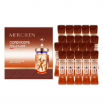 MERCILEN 20PCS Cordyceps Bose Yin Double vananemisvastane magamismask Niisutav, pinguldav, kortsudevastane pealekandmine, Teise viskega k&uuml;lmutav mask