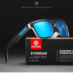 KDEAM meeste polariseeritud p&auml;ikeseprillid kalastamiseks, elustiiliks, peegeldusega, v&auml;rviplokkidega p&auml;ikeseprillid, naiste Legend ruudukujulised p&auml;ikeseprillid karbiga With Original Box