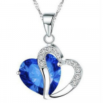 Mood Naiste S&uuml;dame Kristall Rhinestone Keti Ripats Kaelakee Ehted One Size oranž