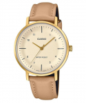 Casio Standard Analoog Nahkrihm L&otilde;hekarva sihverkvarts LTP-VT03GL-4B Naiste k&auml;ekell l&otilde;he