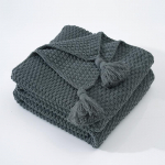 P&otilde;hjamaade kootud narmastega pleed - Villapallidega pleed kontorisse, konditsioneeriga ruumi, l&otilde;unapausiks, diivanil puhkamiseks ja puuvillaseks kasutamiseks 110x240 cm