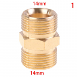 K&otilde;rgsurvepesuri vooliku pikendusliitmik M22 14-15 mm v&auml;liskeermega emas