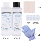 1:1 v&auml;ga l&auml;bipaistev kristall-tilk-kleepuv epoks&uuml;vaik Ab Drop-liim DIY ehete k&otilde;venev kleepvaik As shown in the figu