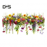 Lilled Kevad Aknakleebised Eemaldatavad Kokkup&otilde;rkevastased Aknakleebised Veekindlad Staatilised Kleebised Klaasakna Ukse Kaunistamiseks mitmev&auml;rviline