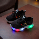 Led-valgustusega laste v&otilde;rkjalatsid poistele, t&uuml;drukutele, libisemiskindla pehme tallaga hingav vabaaja trendikas sport 23 yards inner 14.5cm