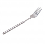 H&otilde;bedane roostevaba teleskoop pikendatav kahvliga &otilde;htus&ouml;&ouml;k puu-magustoit Pikad s&ouml;&ouml;giriistad kahvlid grill-lihakahvlid k&ouml;&ouml;gin&otilde;ud lauan&otilde;ud 1pc