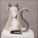 Pl&uuml;&uuml;sist Kassik&otilde;rvad Realistlik Lolita Peapael Kassisaba Cosplay Aksessuaarid K&auml;sitsi valmistatud Simulatsioon Loomak&otilde;rvad Halloweeni Peakate Kawaii