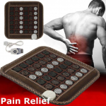 AC220V 60Hz Jade Massaaž soojendusmatt Istmepadi Infrapuna Turmaliin Kivi Valu leevendav Relax Mat Therapy Selg &Otilde;lg Jala Lihas Keha