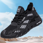 Vabaaja tossud meestele, s&uuml;gis, platvormiga spordijalatsid, ventileerivad jalatsid meestele, libisemiskindlad, sport ja vaba aeg, kangas 44 must