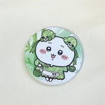 Chiikawa koomiksiga v&auml;ike &uuml;mmargune taskupeegel reisipeegel t&uuml;drukutele mini armas meigipeegel ilus kosmeetikat&ouml;&ouml;riist