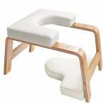 Jooga peaseisu pink - Seisujooga tool perele, j&otilde;usaali - Puit ja PU-padjad - V&auml;simuse leevendamine ja keha &uuml;lesehitamine (Mitmev&auml;rviline) valge