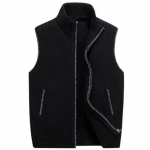 WarmJackets Kardigan Vest Turtleneck Paksendatud Plus Fliisist Sviiter Kootud T&otilde;mblukuga Sviiter Vest L