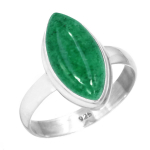 925 Sterling H&otilde;bedast S&otilde;rmus Naistele Kivist K&auml;sit&ouml;&ouml; Ehe Anniversary Kingitus Draakoni Veri Jaspis Granaat Lubjakivis Kiwi Kvarts Solitaire 7