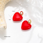 Ni&scaron;&scaron; v&auml;rske punase &otilde;li tilga armastus liblika t&auml;he ripats kaelakee ehted DIY tarvikud ripats k&auml;sitsi valmistatud materjalid