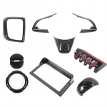 Auto keskkonsooli dekoratsioon k&auml;igukangi rooliratta dekoratiivkatted kleebised Suzuki Jimny 2019 &uuml;les ABS sisemuse tarvikud