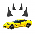4 tk Autokaitseplekid Porikaitseplekid Porikaitseplekid Autokaitseplekid &Uuml;hilduvad Chevrolet Corvette C7 2014 2015 2016 2017-ga XF-10 must