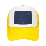 Alaska lipp Unisex m&uuml;ts Vabaaja tavaline pesapallim&uuml;ts Reguleeritav snapback Veokijuhi m&uuml;tsid naistele Unisex Adjustable