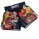 Kaks draakoni Muay Thai Kickboxing Poks MMA UFC Vabaaja l&uuml;hikesed p&uuml;ksid J&otilde;usaal Sport Unisex Mehed Naised Treening Kiiresti kuivav Prinditud Elastne K&otilde;rge v&ouml;&ouml;koht Treening S
