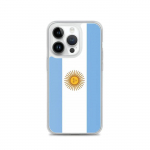 Coque iPhone &ndash; iPhone 14 Pro &ndash; Drapeau Argentina &ndash; Supp &ndash; Mitmev&auml;rviline &ndash; Plastikust l&auml;bipaistev