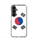 Coque T&eacute;l&eacute;phone &ndash; Samsung &ndash; Galaxy S24 Plus &ndash; Drapeau Cor&eacute;e du Sud &ndash; Souple &ndash; mitmev&auml;rviline