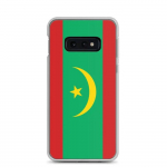 Coque T&eacute;l&eacute;phone &ndash; Samsung &ndash; Galaxy S10e &ndash; Drapeau de la Mauritanie &ndash; Souple &ndash; mitmev&auml;rviline