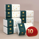 30 pakki paberk&auml;ter&auml;tikuid T&auml;is pakend Taskukohane Majapidamispaber Majapidamispaberist salvr&auml;tikud Paberk&auml;ter&auml;tikud Tualettpaber 10 packs sinine