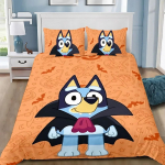 Kohandatud Multikas B-Blueys Bandit Chilli Tekikott Padjap&uuml;&uuml;r Voodipesukomplekt T&auml;iskasvanud Poiss T&uuml;druk Magamistuba Lapsed &Uuml;hekohaline Kahekohaline EU Single 135x200cm