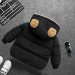 Beebit&uuml;drukute jope Poiste talvejope, mantel lastele, soe kapuutsiga &uuml;ler&otilde;ivas, mantel, lasteriided 90