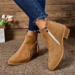 Tursked seemisnahast naiste poolsaapad Disainer seemisnahast keskmise kontsaga naiste s&uuml;gisjalatsid 2024 Trend Pumps Kleit Chelsea Botas Mujer 36
