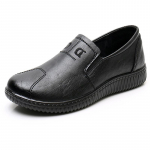 Naiste mokassiinid ehtsast nahast madalad kevad s&uuml;gis mugavad tossud naiste vabaajajalatsid 2024 uudised 4.5 must