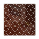 3D Peegelkleepsud Akr&uuml;&uuml;lkolmnurgad Isekleepuvad Teemandid DIY Seinapeegelkleepsud Elutuppa Kodu Dekoratsiooniks 10/17/32/58 tk 100x100cm 58pcs pruun