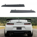 Suitsuklaasist Tagumise Kaitseraua Difuusori Helkurid Chevy Camaro 2016-2022 LT SS ZL1 jaoks